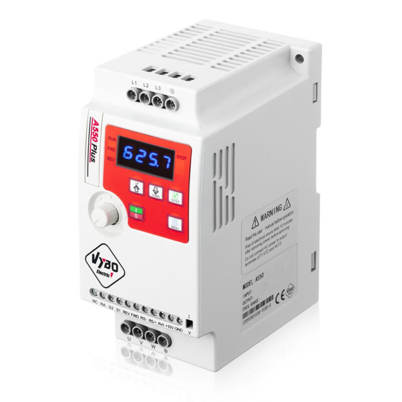 Convertidor de frecuencia 0,4kW A550 Plus (230V) En stock